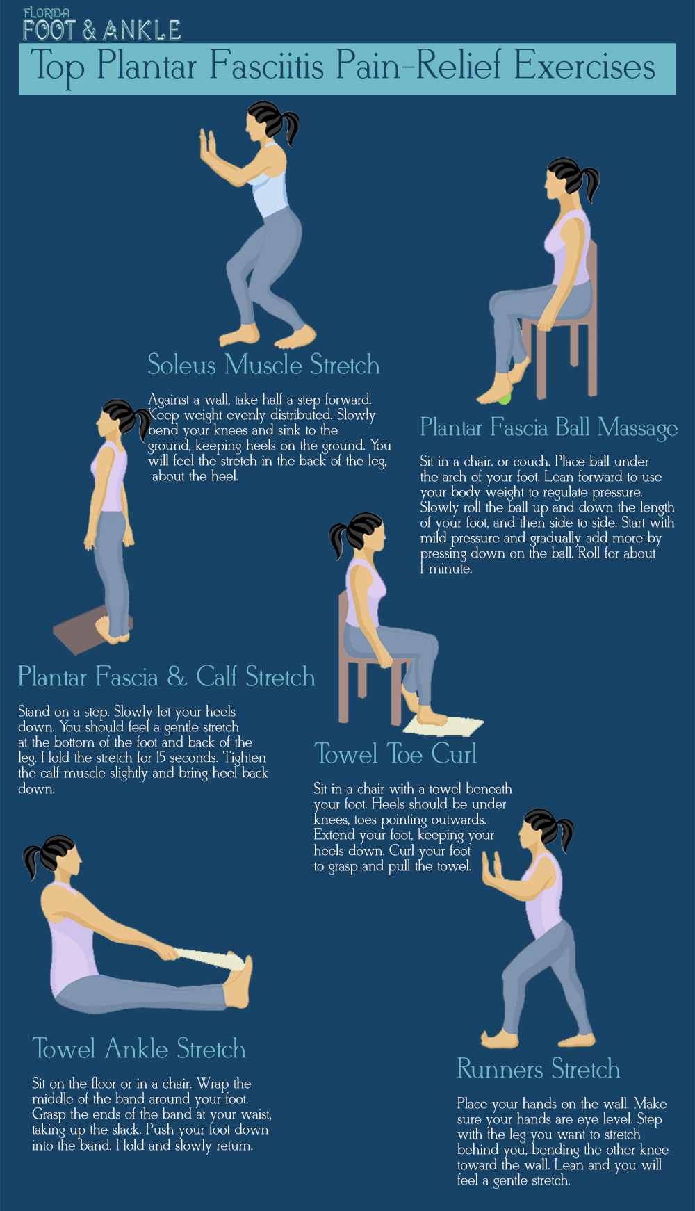 Foot and ankle stretches for runners